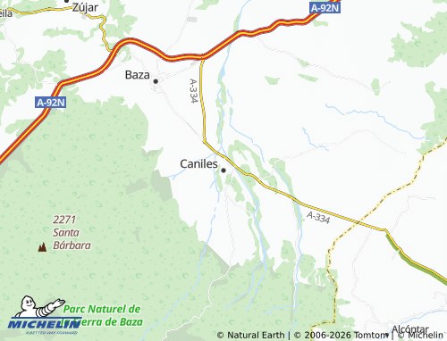 Mappa MICHELIN Caniles - ViaMichelin