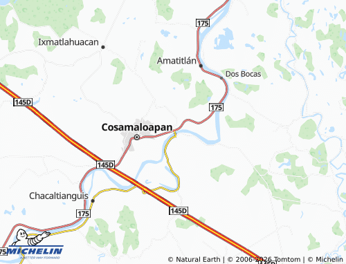 Mapa MICHELIN Carlos Salinas de Gortari - ViaMichelin