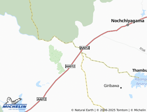MICHELIN Ranawarapitiya map - ViaMichelin