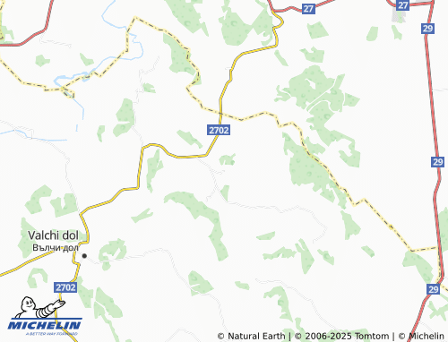 MICHELIN Oborishte map - ViaMichelin