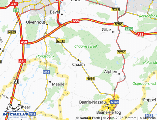 MICHELIN Chaam map - ViaMichelin
