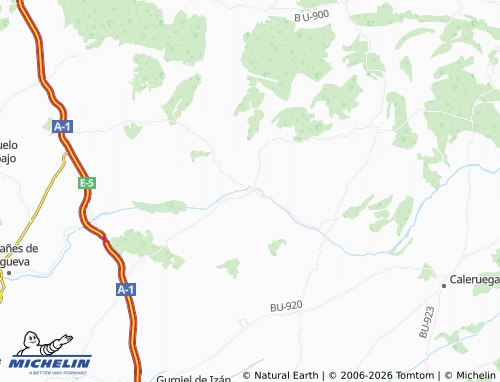 MICHELIN Pinilla Trasmonte map - ViaMichelin