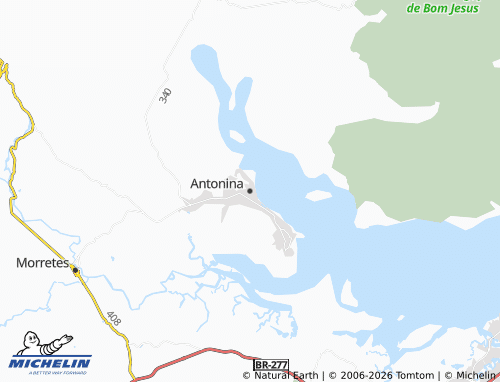 Carte MICHELIN Antonina - ViaMichelin