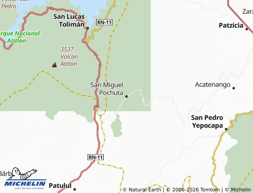 Mappa MICHELIN San Miguel Pochuta - ViaMichelin