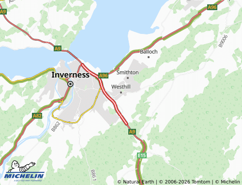 Carte MICHELIN Westhill - ViaMichelin