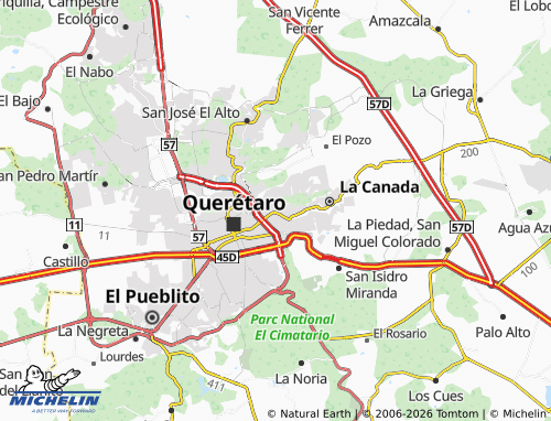 MICHELIN Conjunto Seminario map - ViaMichelin