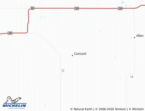 Mapa MICHELIN Concord - ViaMichelin