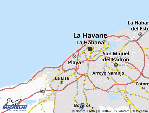 MICHELIN Playa map - ViaMichelin
