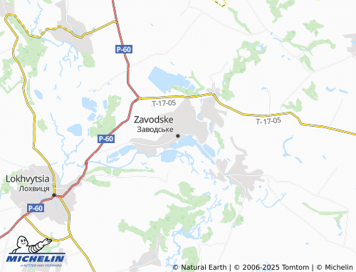 MICHELIN Zavodske map - ViaMichelin