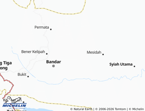 Mapa MICHELIN Cemparam Pakat Jeroh - ViaMichelin