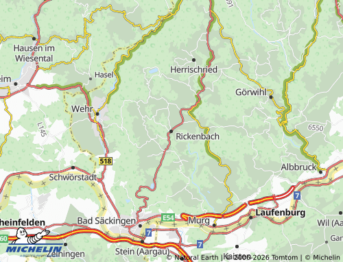 Mapa MICHELIN Rickenbach - ViaMichelin