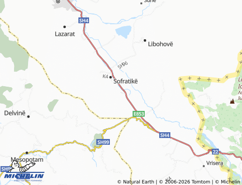 Mapa MICHELIN Goricë - ViaMichelin