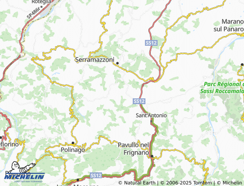 MICHELIN Selva map - ViaMichelin