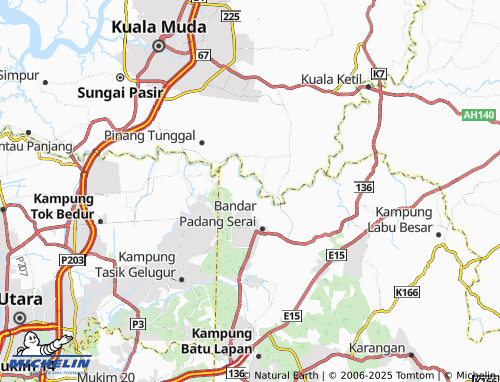 MICHELIN-Landkarte Kampung Tanjung Belit - ViaMichelin