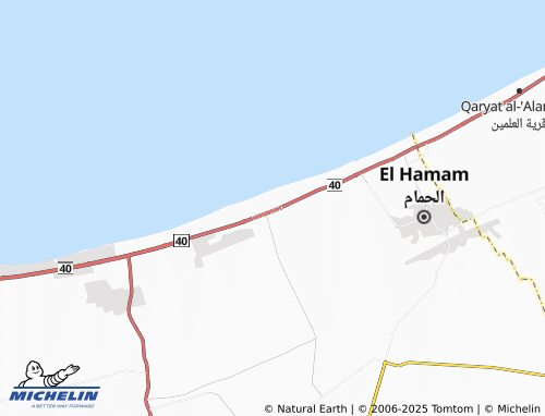 MICHELIN El Maamoura El Gededa map - ViaMichelin