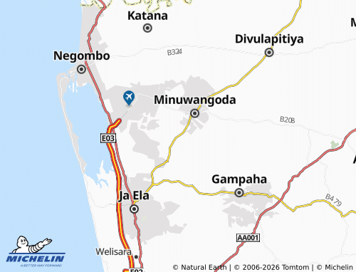 Mappa MICHELIN Yagodamulla North - ViaMichelin