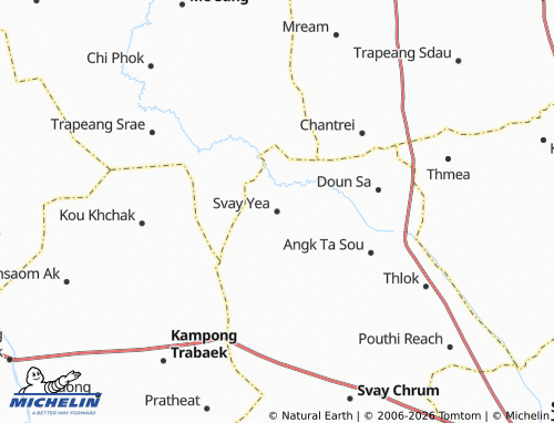 Mappa MICHELIN Svay Yea - ViaMichelin