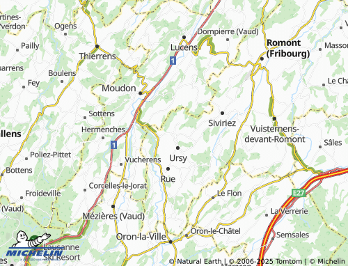Carte MICHELIN Vuarmarens - ViaMichelin