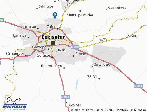 MICHELIN Emek map - ViaMichelin