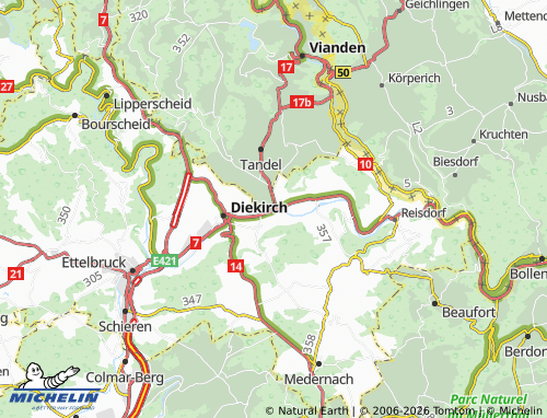 Mapa MICHELIN Bleesbrück - ViaMichelin