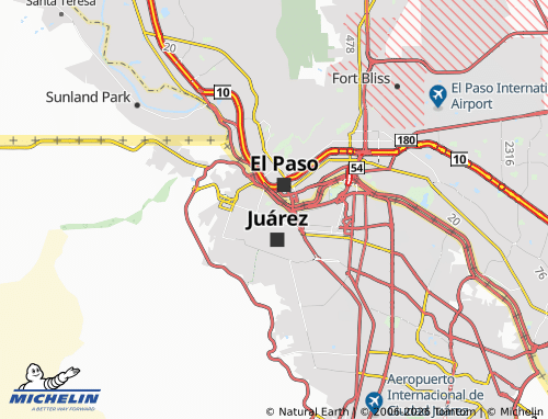 Mappa MICHELIN Niños Héroes - ViaMichelin