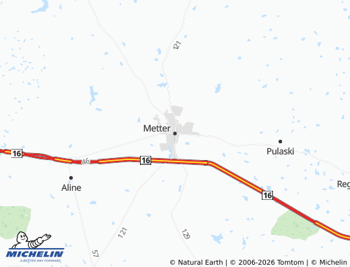 Mapa MICHELIN Metter - ViaMichelin