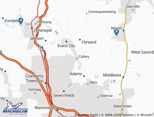 Mappa MICHELIN Callery - ViaMichelin