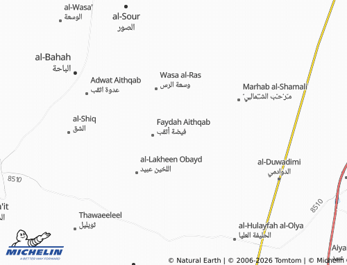 MICHELIN-Landkarte Bada'ie al-Ruwaydat - ViaMichelin