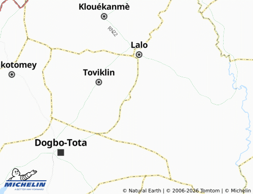 Mapa MICHELIN Lokogba - ViaMichelin