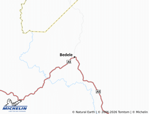 Mapa MICHELIN Bedele - ViaMichelin