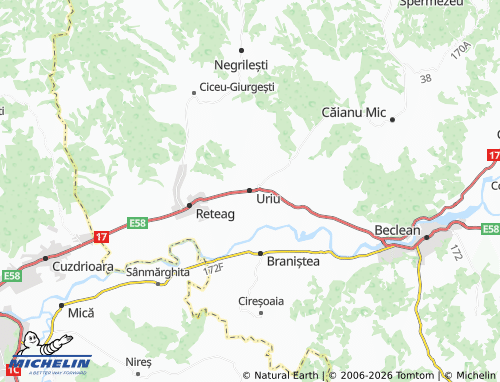 Mappa MICHELIN Uriu - ViaMichelin