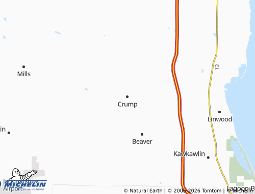 Mappa MICHELIN Crump - ViaMichelin