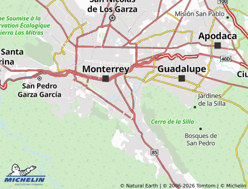 Mappa MICHELIN Nueva España - ViaMichelin