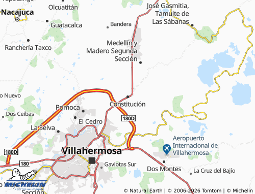 MICHELIN-Landkarte Constitución - ViaMichelin