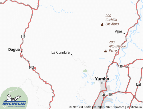 Carte MICHELIN La Cumbre - ViaMichelin