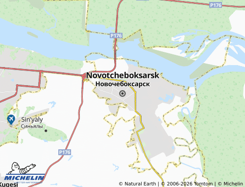 MICHELIN-Landkarte Nowotscheboksarsk - ViaMichelin