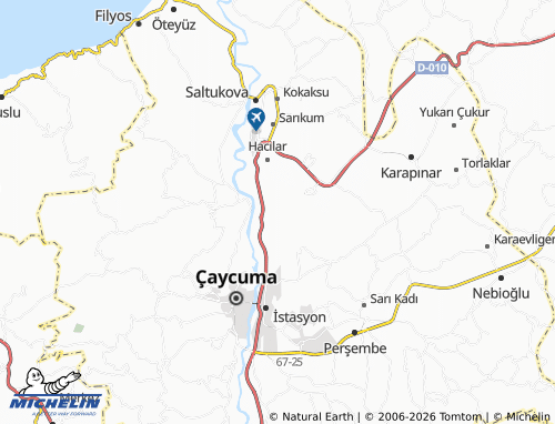 Mappa MICHELIN Akyamaç - ViaMichelin