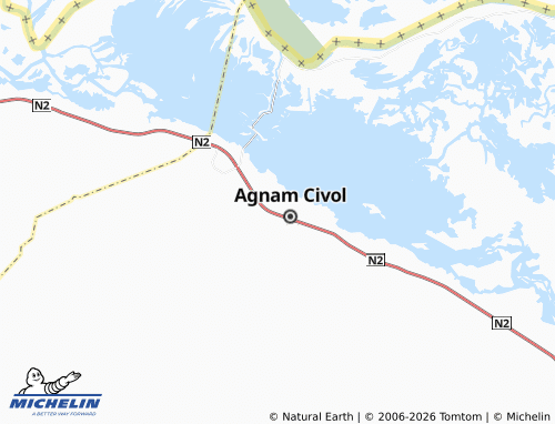 Carte MICHELIN Agnam Goli - ViaMichelin