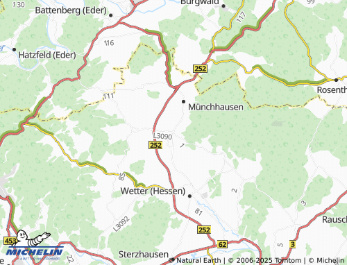 MICHELIN-Landkarte Simtshausen - ViaMichelin