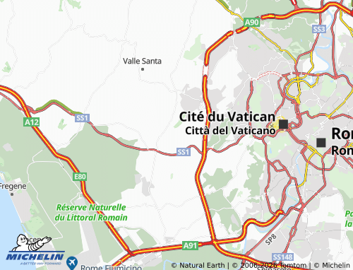 MICHELIN-Landkarte La Monachina - ViaMichelin
