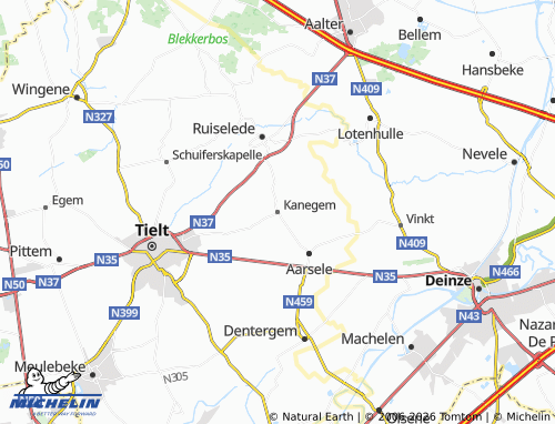 Mappa MICHELIN Kanegem - ViaMichelin