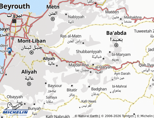 Mapa MICHELIN Ba'ilishmayah - ViaMichelin