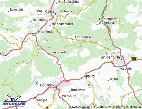 MICHELIN Langendembach map - ViaMichelin