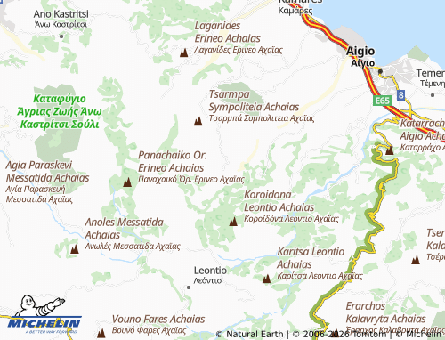 Carte MICHELIN Krini - ViaMichelin