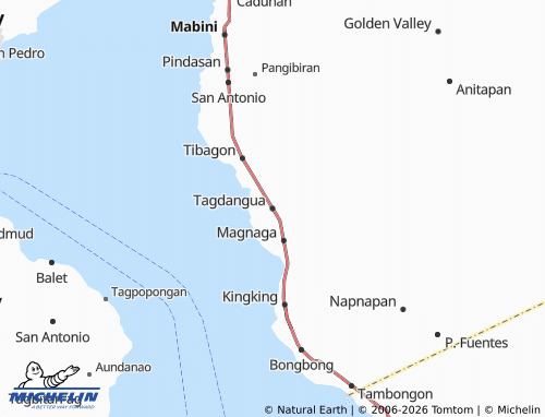 MICHELIN Tagdangua map - ViaMichelin