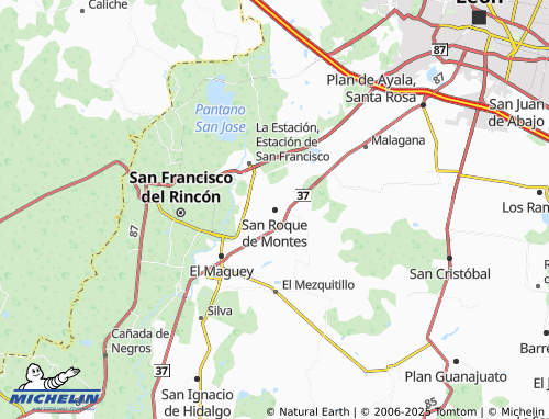 MICHELIN San Roque de Montes map - ViaMichelin