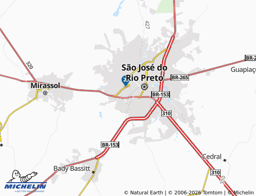 Mapa MICHELIN Jardim Panorama - ViaMichelin