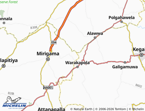 Mappa MICHELIN Thalagama - ViaMichelin