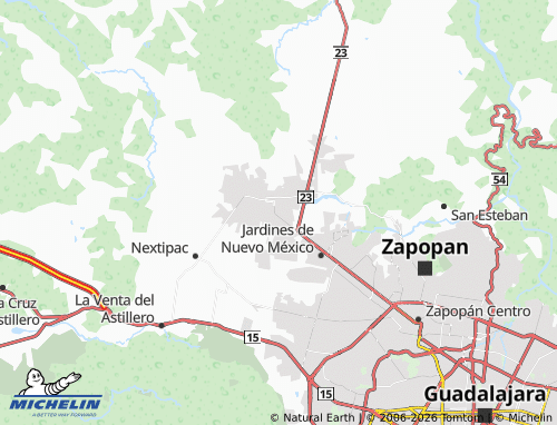 Mapa MICHELIN Privada Los Pinos - ViaMichelin