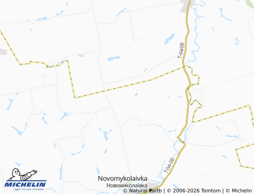 MICHELIN Berestove map - ViaMichelin